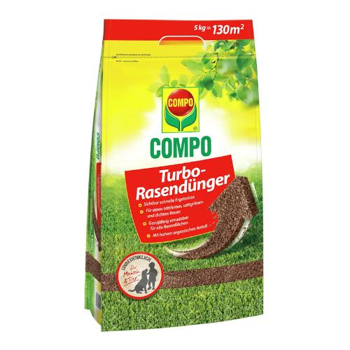 COMPO TURBO Trávnikové hnojivo 5kg