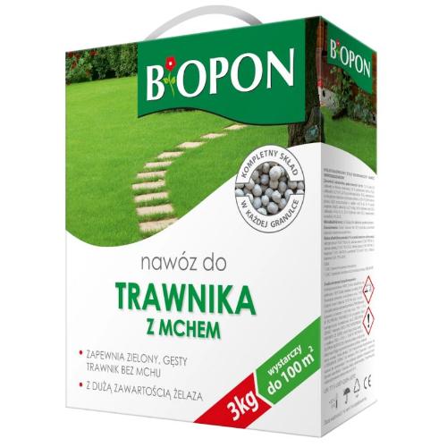 Hnojivo BOPON 3kg trávnik proti machu *