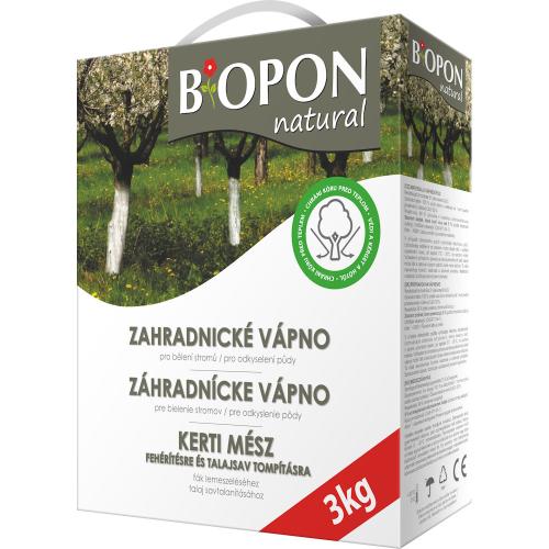 Vápno záhradnícke BOPON 3kg NOVINKA