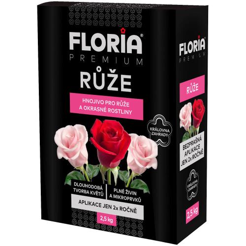 Hnojivo FLORIA PREMIUM 2,5kg ruže 6/k